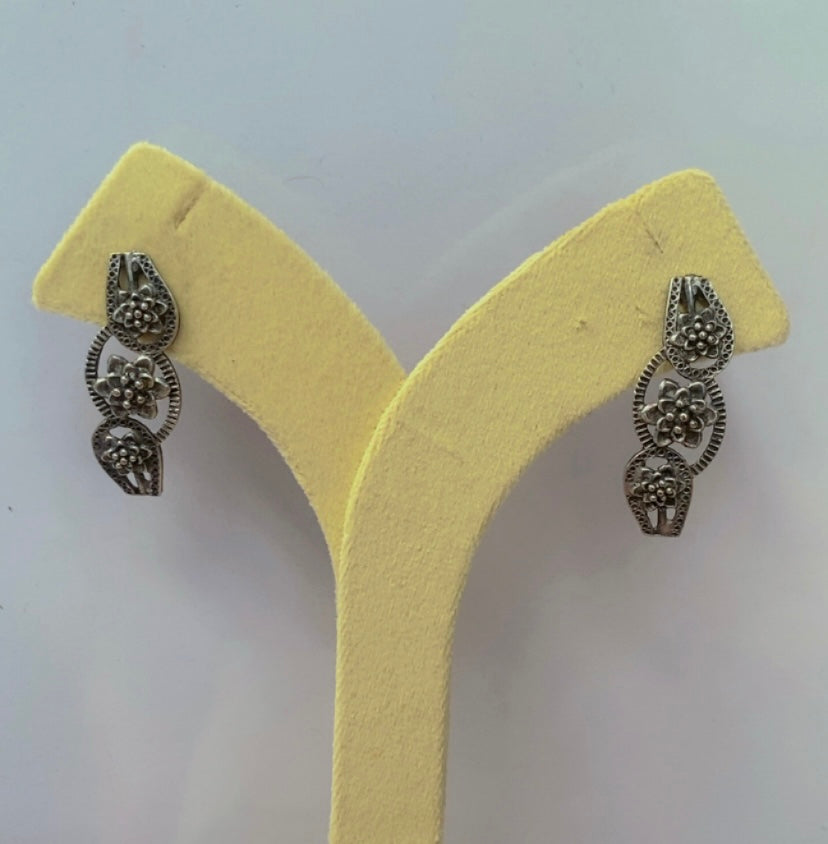 oxidized necklace ,earring and mang tikkast - combo