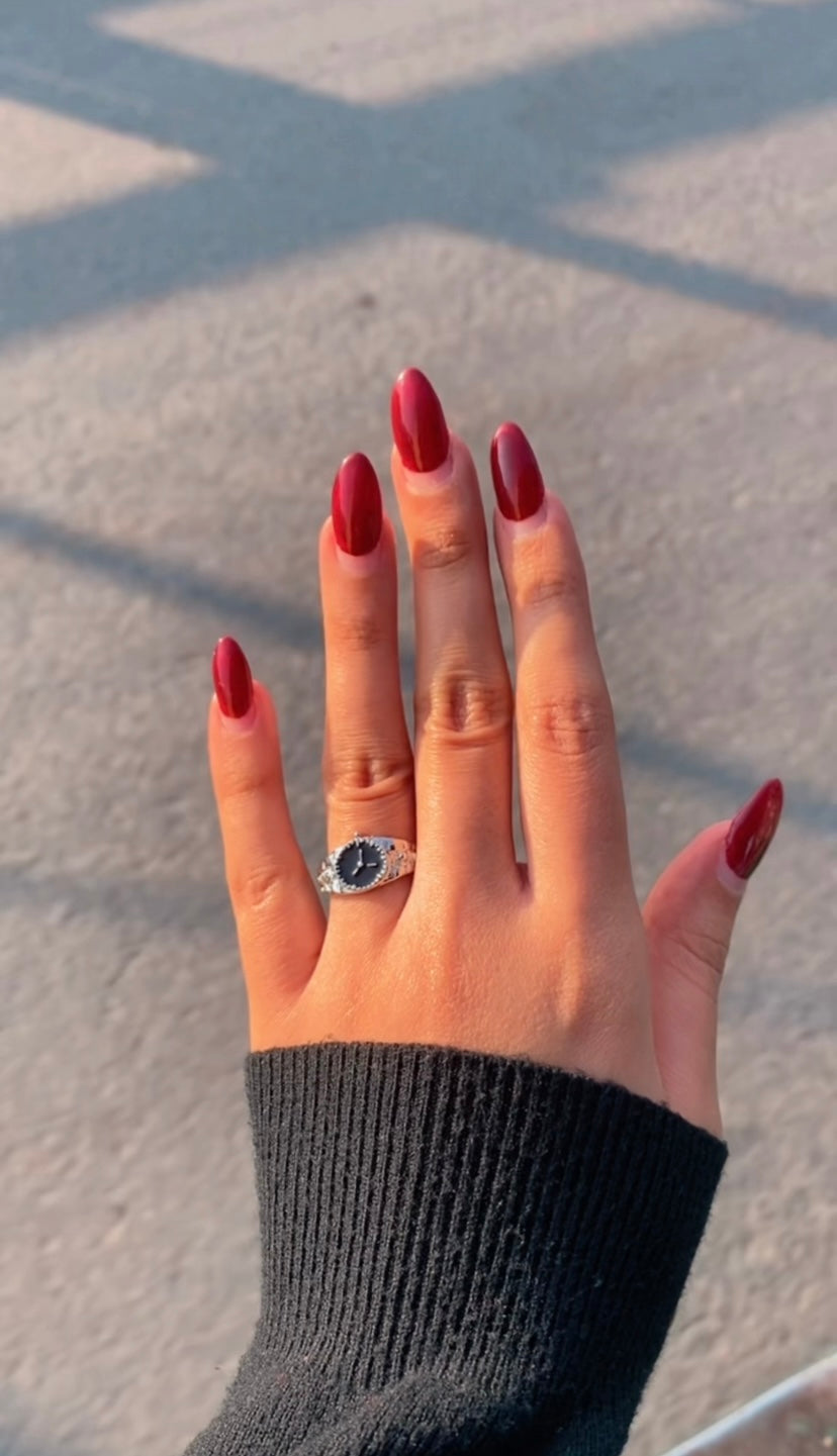 Watch in a ring (golden/silver)-13
