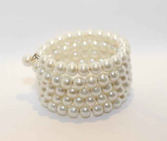 pearl spiral bracelet - 66