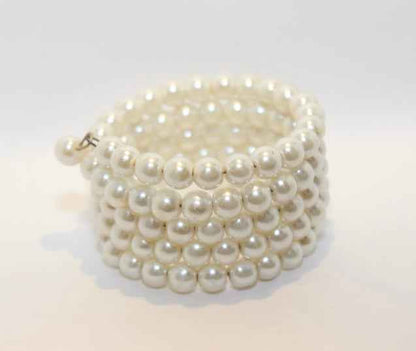 pearl spiral bracelet - 66