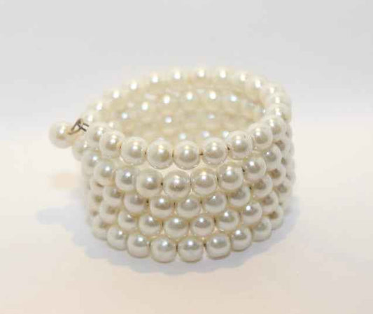 pearl spiral bracelet - 66